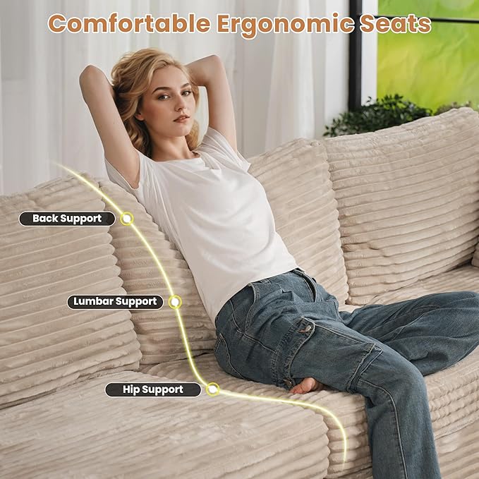 ovios 32.7 inches Ottoman Seat Module