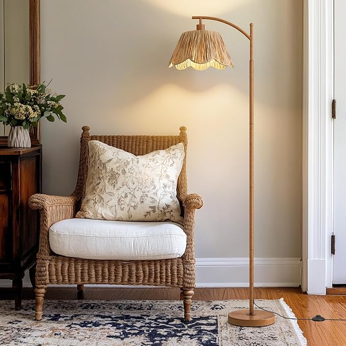 Oneach Boho Floor Lamp for Living Room