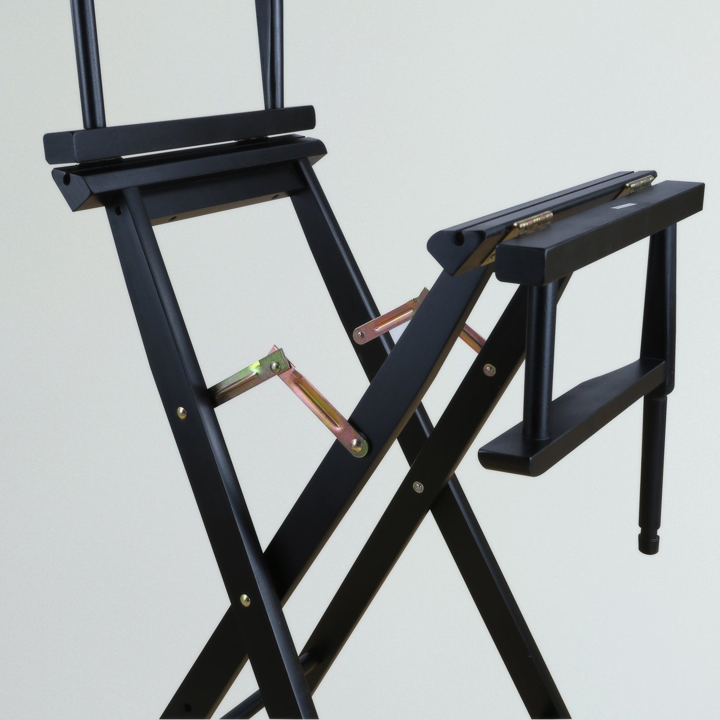 30" Director's Chair Black Frame-Gold Canvas