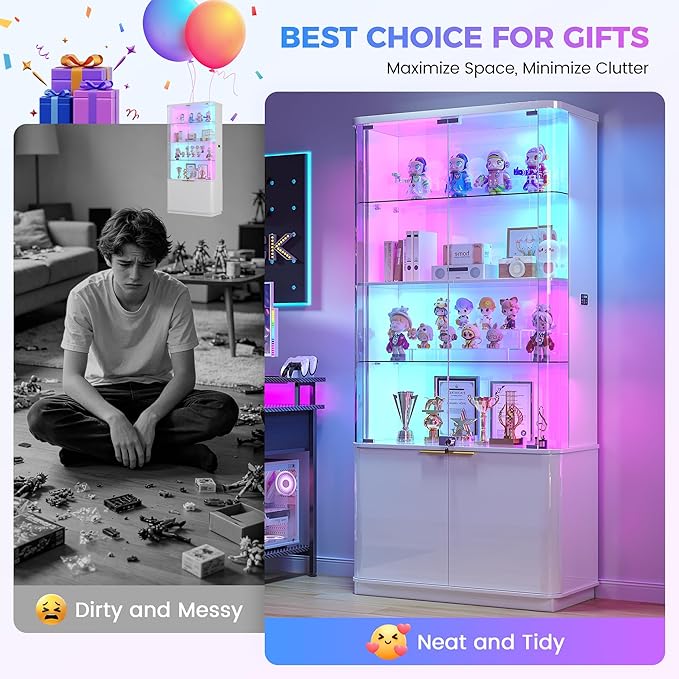 71" Tall RGB Display Cabinet