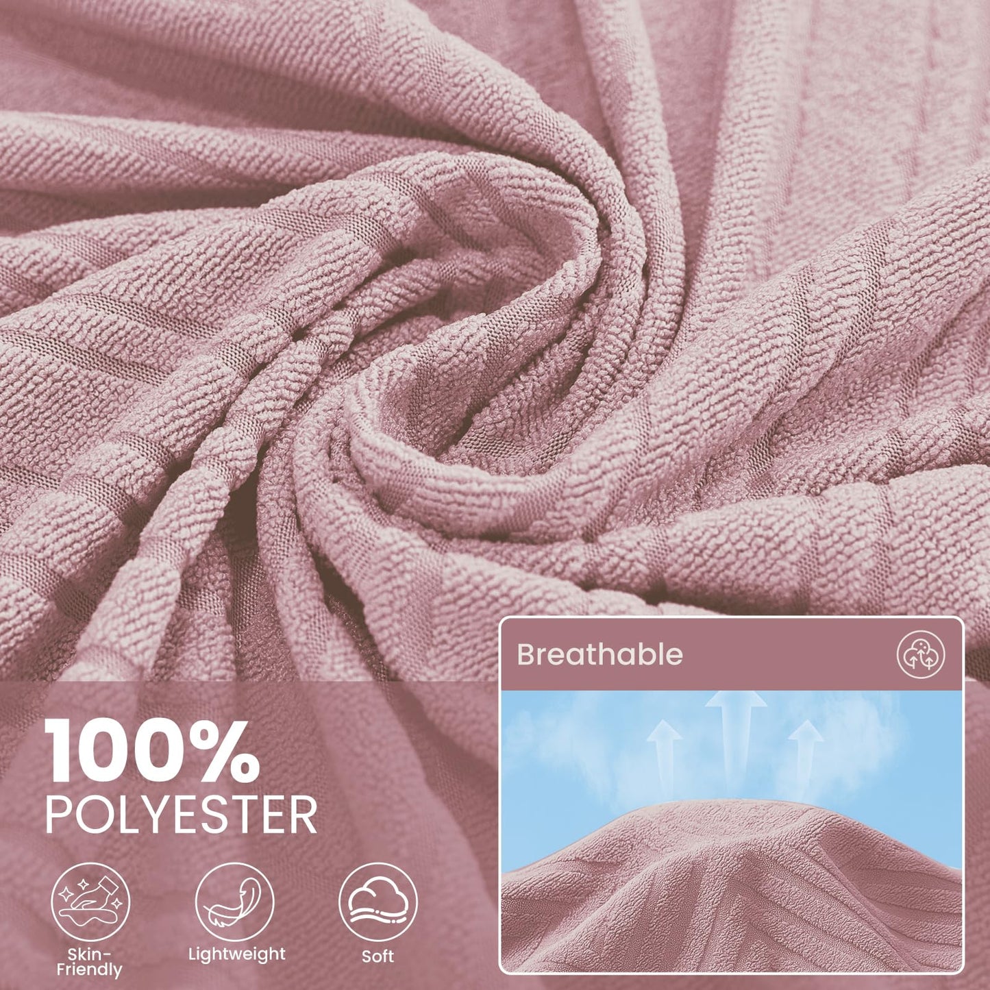 CYCMACO Sectional Couch Covers for Dogs 2 Pieces, Pet Couch Covers for Sectional Sofa, Washable L Shaped Couch Cover, Couch Blanket Furniture Protector (X-Large: 78" x 110" + 78" x 118", Pink)