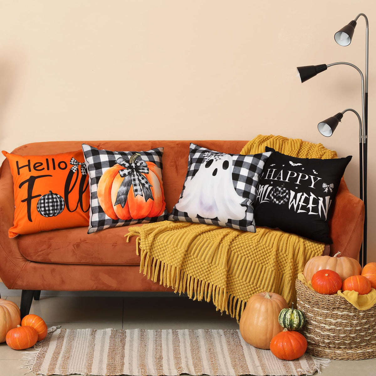 Mindsoft 20 Pcs Holiday Pillow Covers 18 x 18 Easter Pillow Cover Spring Summer 250th Anniversary Pillowcase Decorative Seasonal Cushion Case for Farmhouse Home Sofa(Festival)