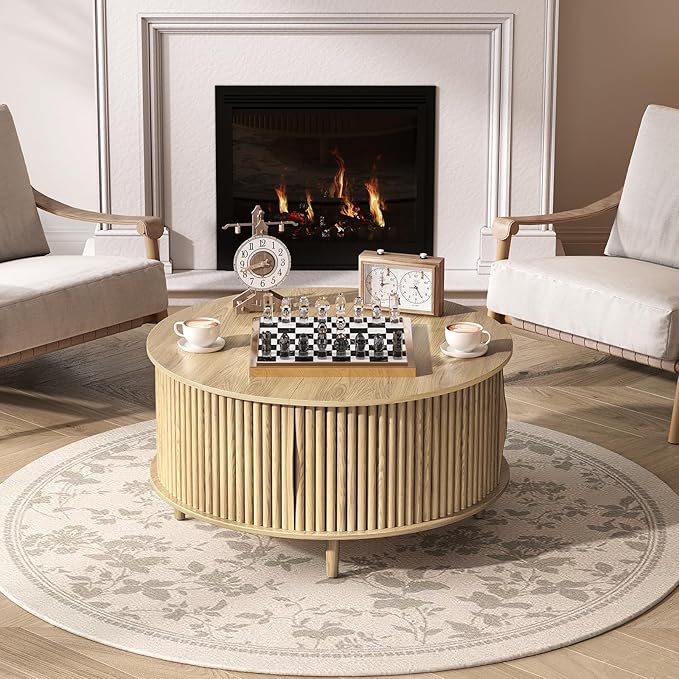 JOINICE Round Coffee Table