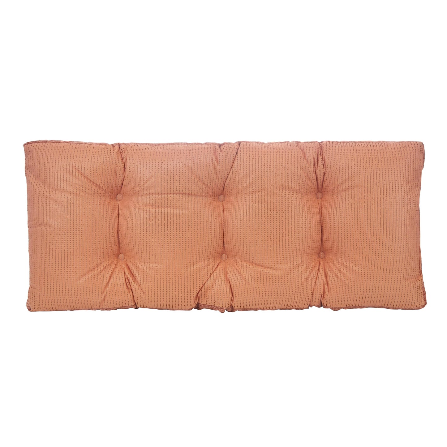 Klear Vu The Gripper Non-Slip Tufted Bench Cushion for Indoor Furniture, Assembled in USA, Entryway Storage, Bay Window, Corner Nook or Piano Seat, 33 Inches, Chenille Clay