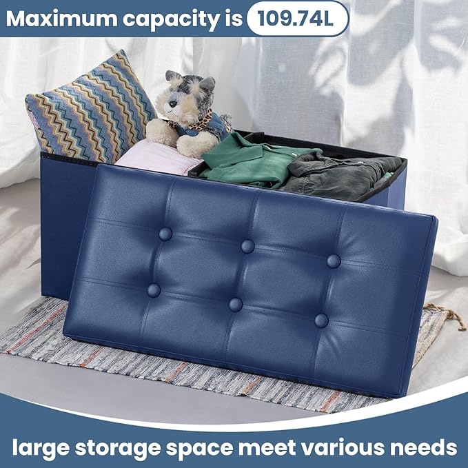 COSYLAND Ottoman Bench with Storage Large