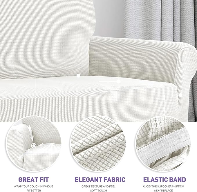 ZNSAYOTX Stretch Oversized Couch Cover Universal Sofa Covers