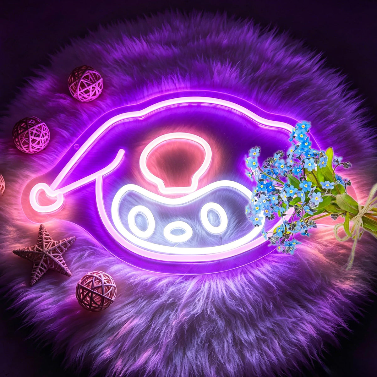 Bkuupau Neon Sign, Anime Neon Signs for Wall Decor LED Light up Signs Home Decor for Bedroom, Man Cave, Gaming Room, Party, Club, Pub, Bar Decoration Christmas Halloween Easter Gift USB Operated
