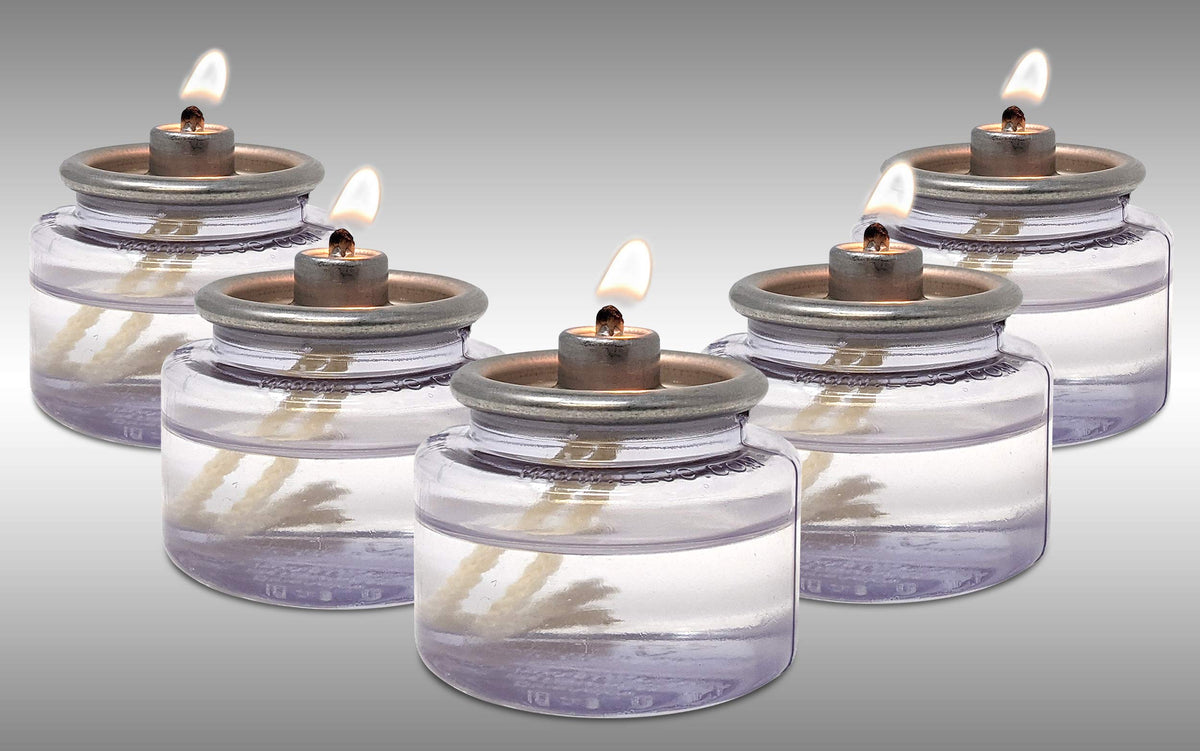 Hyoola Liquid Candles - 8 Hour Disposable Paraffin Tea Lights - 180 Pack for Restaurant Tables and Emergencies