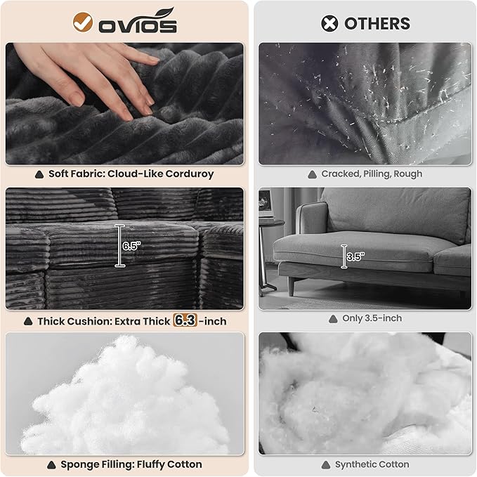 ovios 32.7 inches Armrest Seat Module