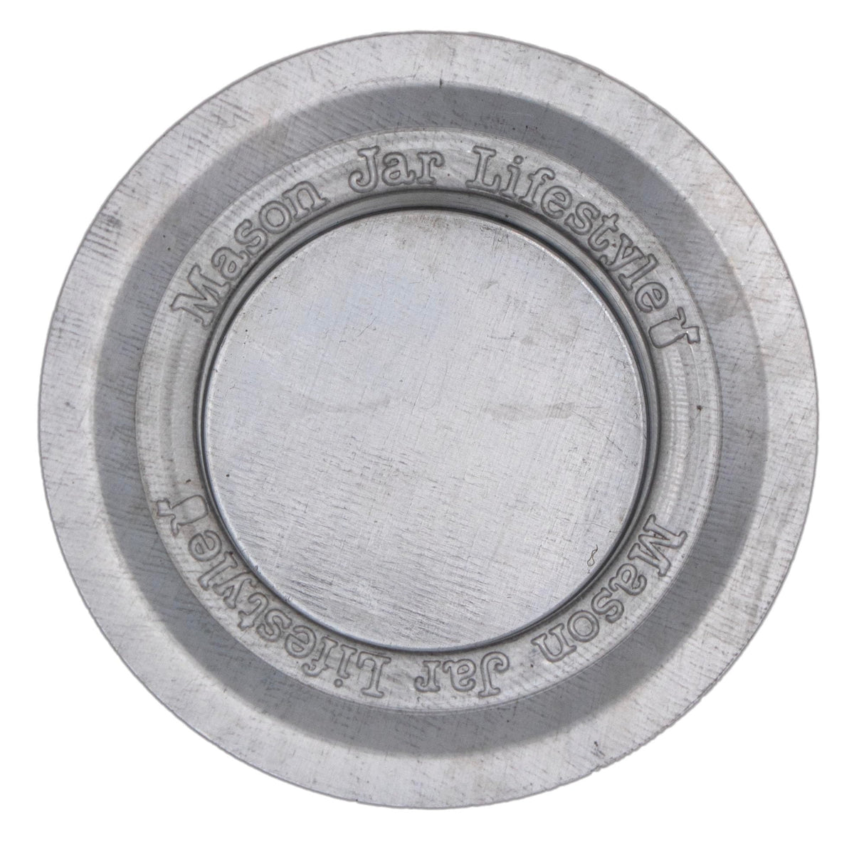 Tea Light Candle Holder Metal Lid Inserts by Mason Jar Lifestyle (6 Pack, Regular Mouth)