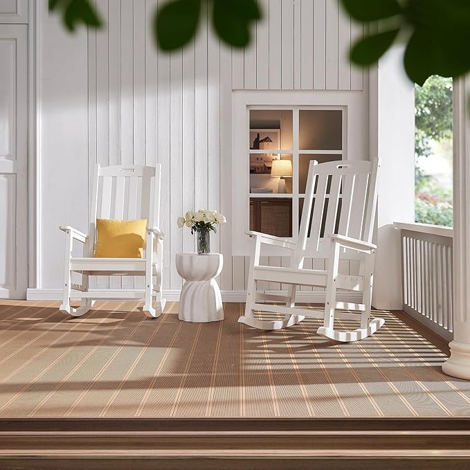 Psilvam Oversized Outdoor Rocking Chair,