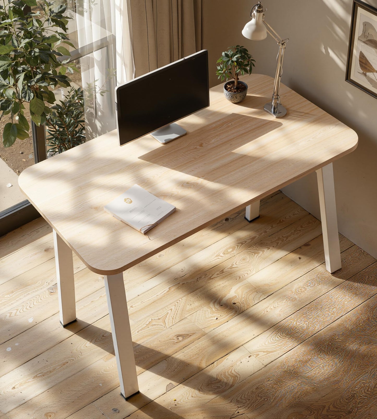 Offee Modular Computer Office Desk, Modern Style Small Study Writing Workstation Table for Home & Business, Standard (47" x 24")
