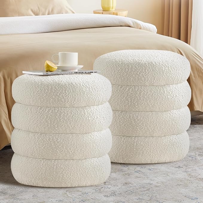 Busaurus Round Ottoman with Storage