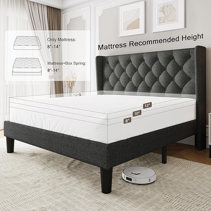 Einhomn Full Size Platform Bed Frame