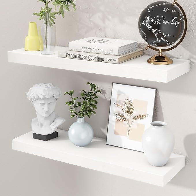fuqing White Floating Shelves for Wall