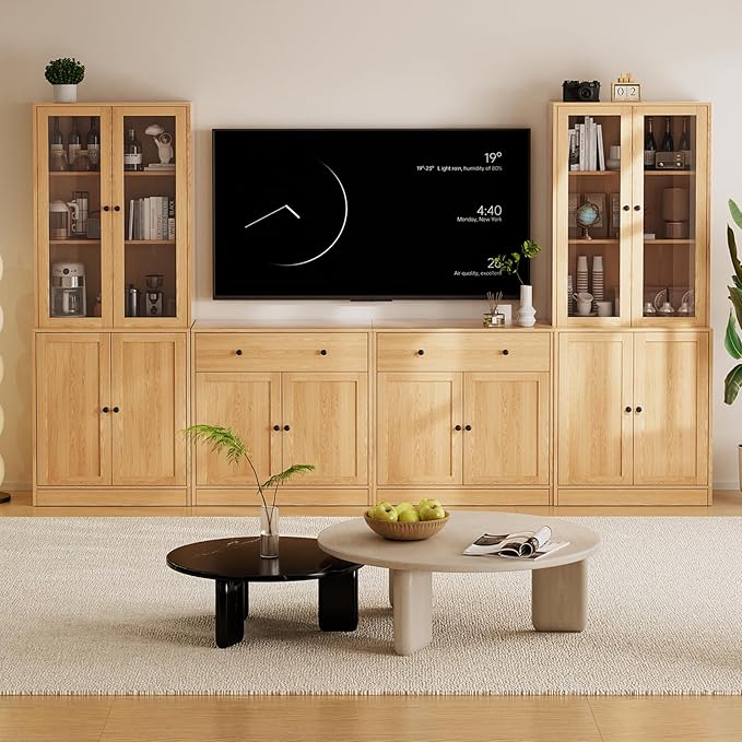 TUSY 71" TV Stand Storage Set