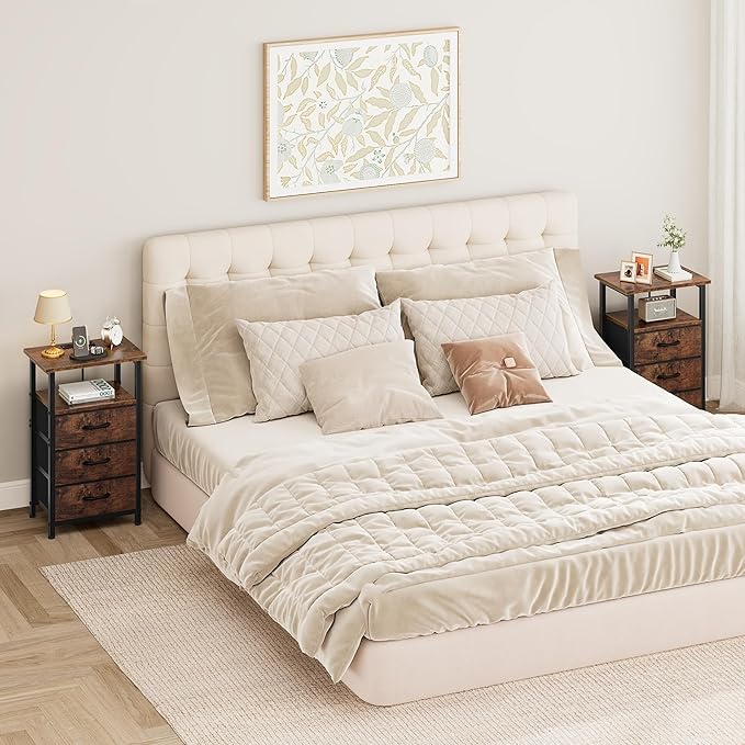 Vagusicc Nightstand Set of 2