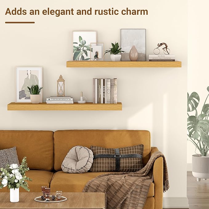 24 Inch Floating Shelves, 12 Inch Deep Floating Shelves