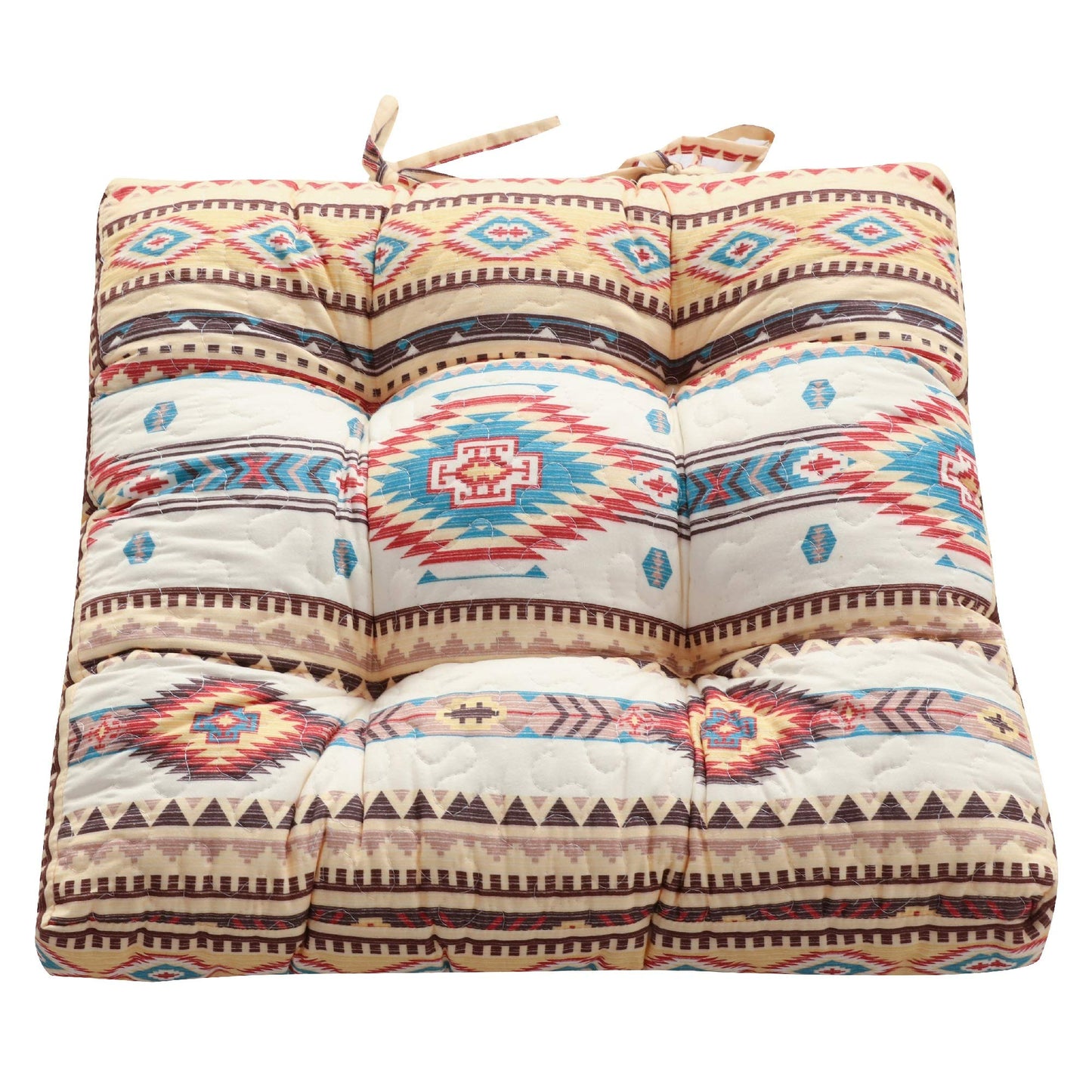 Greenland Home Triple-Cushioned 18x18-inch Chair Pad - Seat Cushion, Single, Phoenix