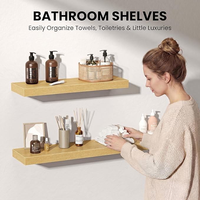 Fun Memories 32Inch Floating Shelves