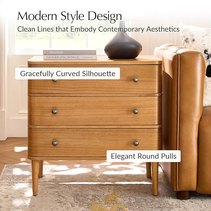 HULALA HOME Modern End Table Set of 2