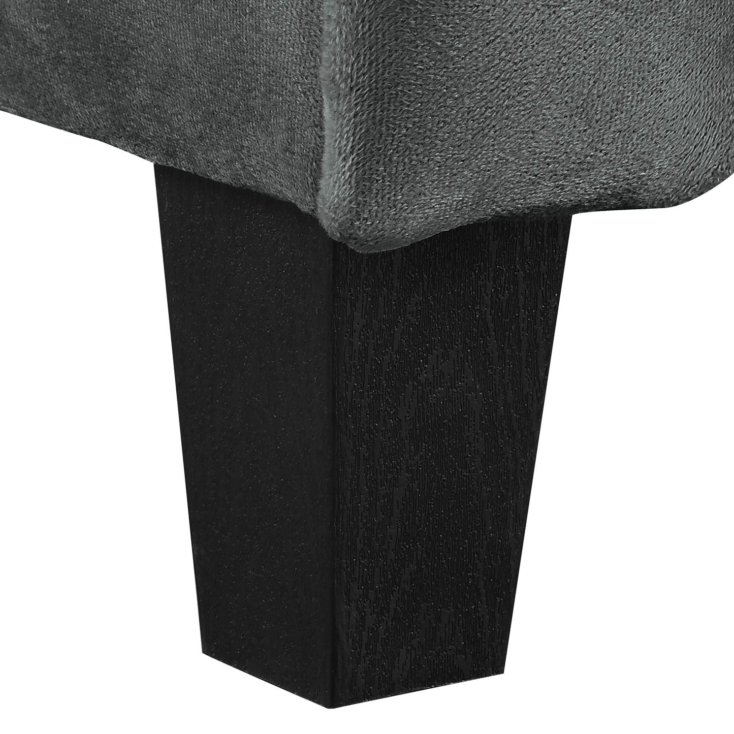 Studio Living Harrington 80.3" Sofa, Transitional Modern, Pocket Coil Comfort, Easy Assembly, Microfiber Fabric, Dark Grey