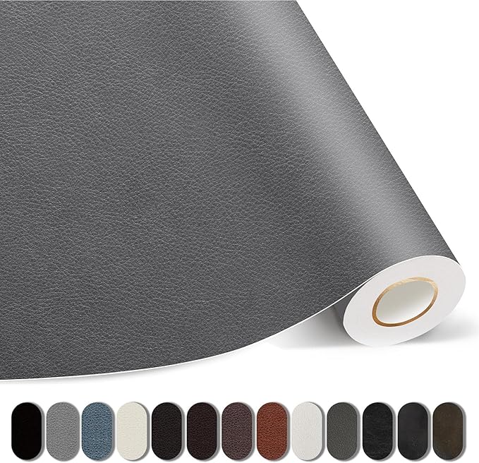 Leather Repair Patches, 35X79 Inch Self-Adhesive Leather Repair Tape, Stretch