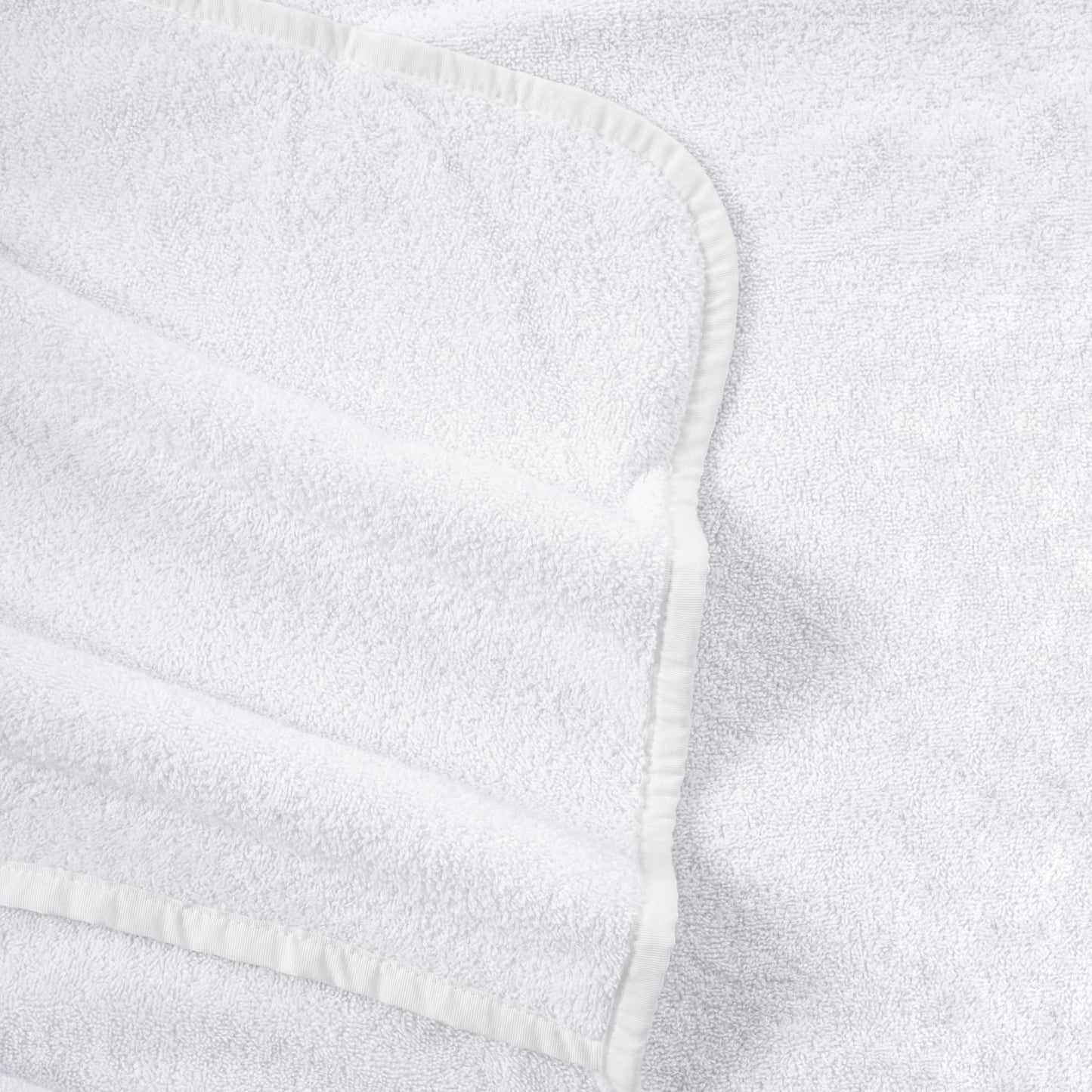 American Soft Linen 2 PACKED Chaise Lounge Covers with Pocket, 86"x32" Oversized Beach Pool Lounge Chair Towels (White Chair Towel, 2 PIECE)