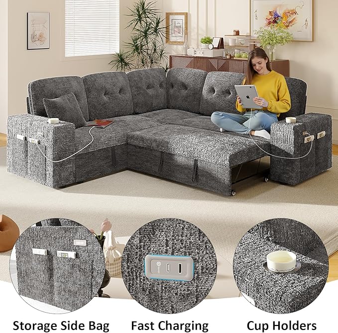 Modular Sectional Sleeper Sofa