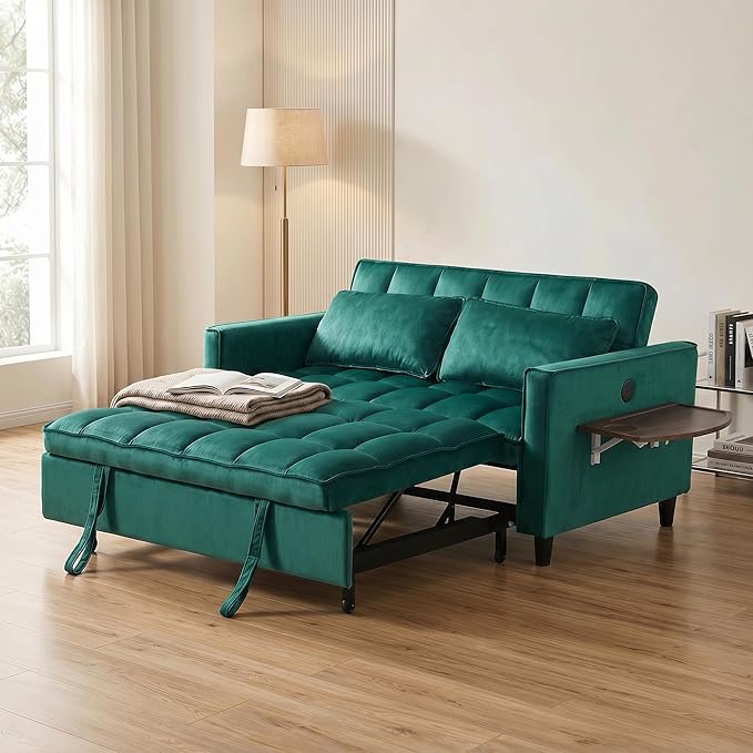 4 in 1 Convertible Sofa Bed, Pull Out Couch