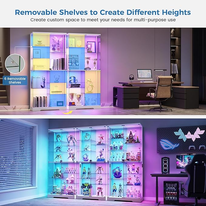 HNEBC Display Cabinet with Glass Doors