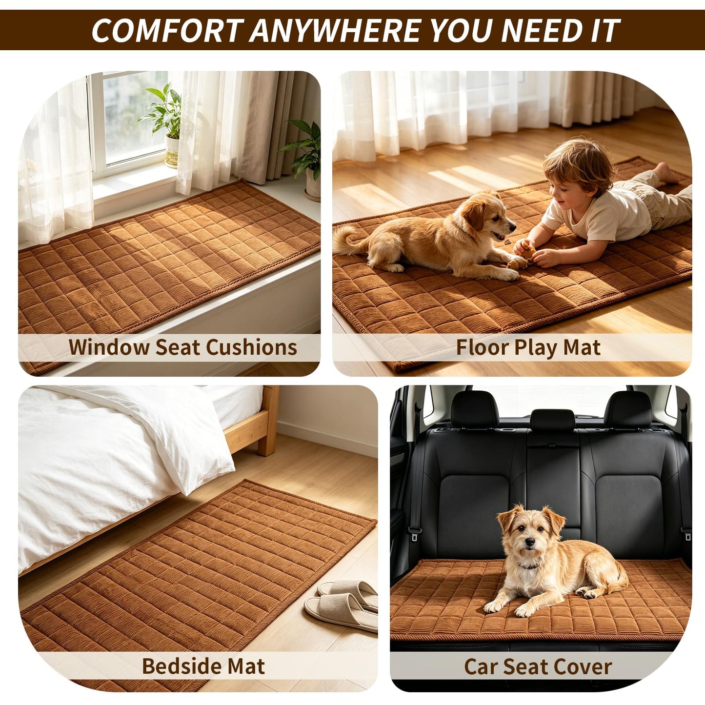 PJLZJFBY Couch Covers for Dogs Washable, 27.6"x82.7" Non Slip Couch Covers for Loveseat Sofa Pet Friendly, Soft Fuzzy Sofa Covers for Pet, Dog Couch Cover Furniture Protector(1PC,Dark Brown)