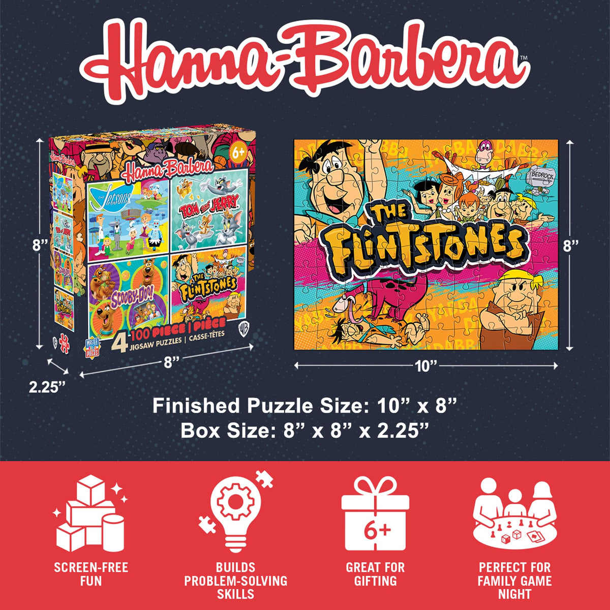 MasterPieces Hanna-Barbera - 4-Pack