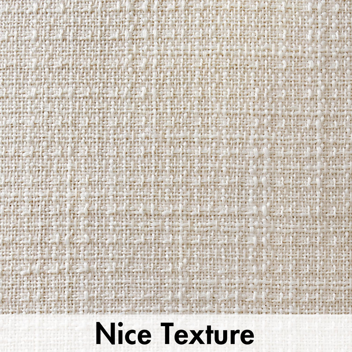 MIULEE Burlap Linen Throw Pillow Covers 18x18 Inch Set of 2 Cream White Christmas Decorative Pillows Modern Farmhouse Soft Accent Cushion Covers for Couch Sofa Bedroom Livingroom Home Decor
