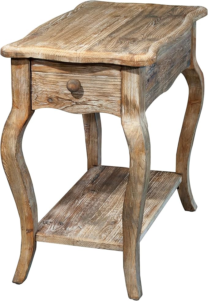 Rustic Reclaimed Wood Accent Table
