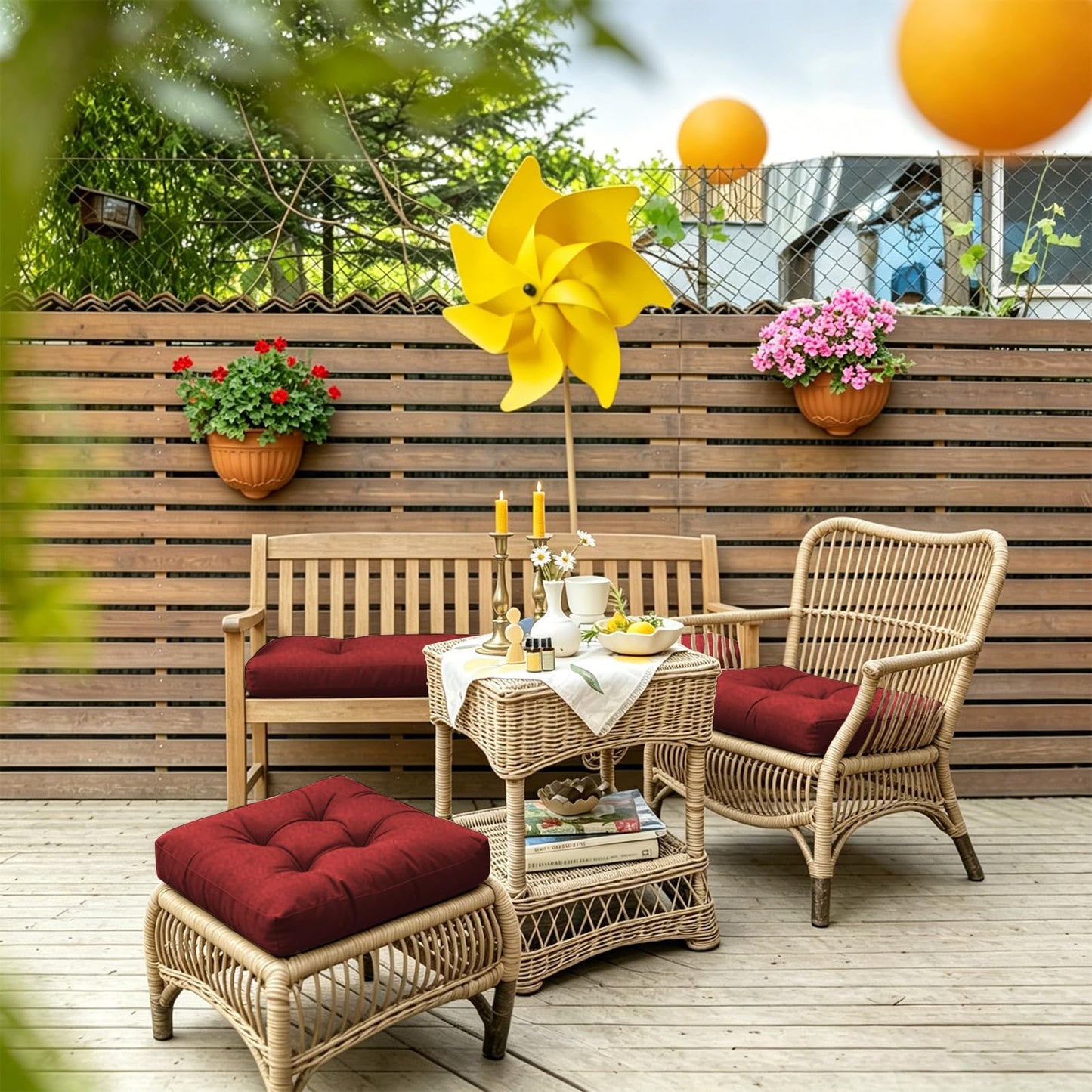 Dizaolive Patio Furniture Cushions Outdoor Sectional Cushion Chair Seat Homesteading Essentials