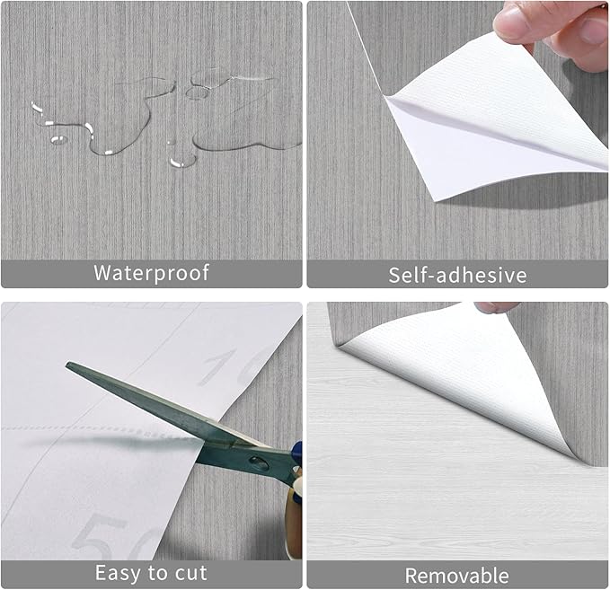 Grasscloth Peel and Stick Wallpaper