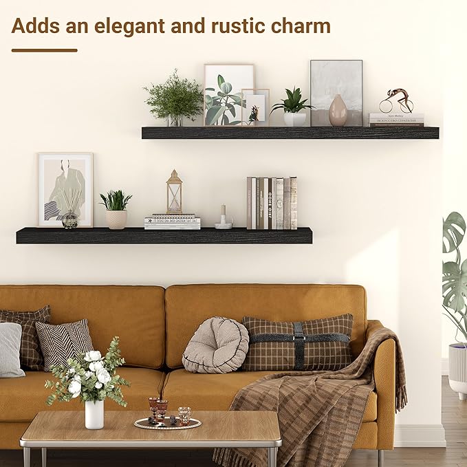 36 Inch Floating Shelves, 12 Inch Deep Floating Shelves
