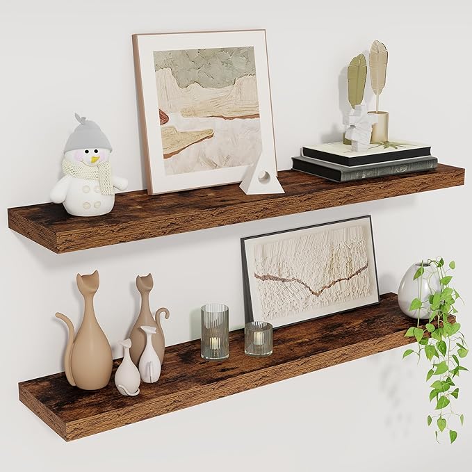 Fun Memories Floating Shelves for Wall, Floating Shelf for Living Room