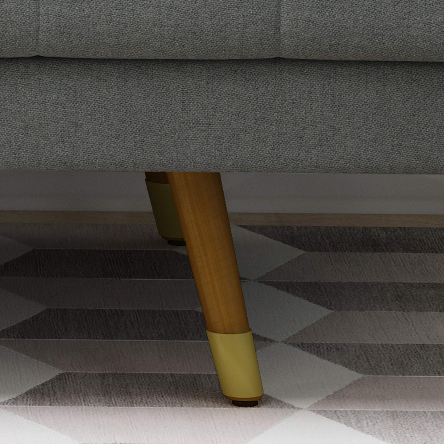 Christopher Knight Home GDFStudio Christopher Knight Home Aidan Mid Century Modern Tufted Fabric Sofa, Gray