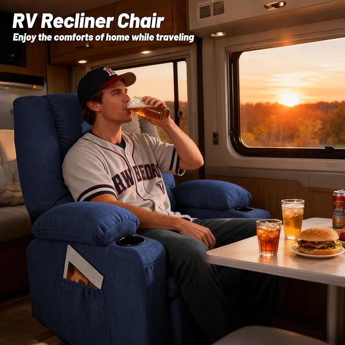 Oversized Swivel Rocker Recliner Chair
