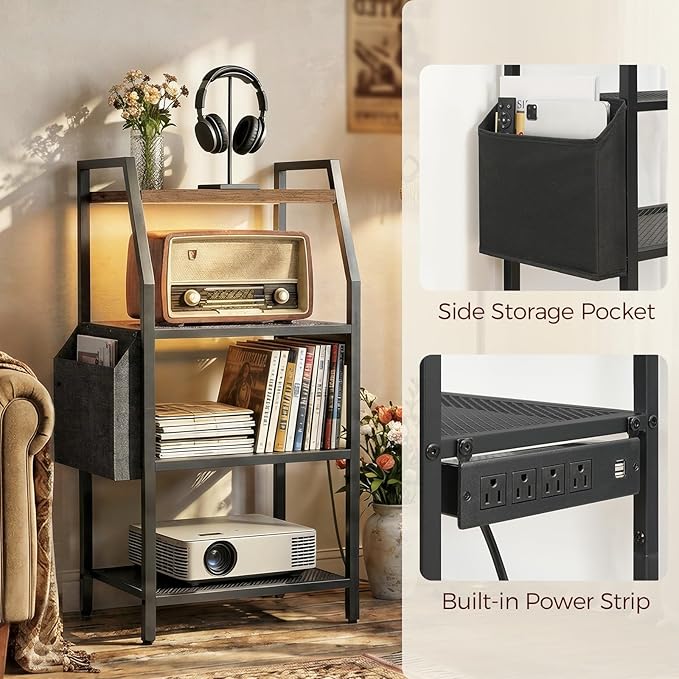 MAHANCRIS 4-Tier AV Media Stand