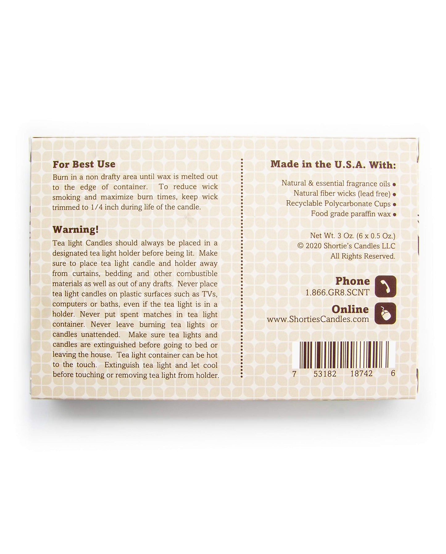 Vanilla Bean Premium Tealight Candles Multi Pack - 12 Beige Highly Scented Tea Lights - Beautiful Candlelight - Made in the USA - Bakery & Food Collection