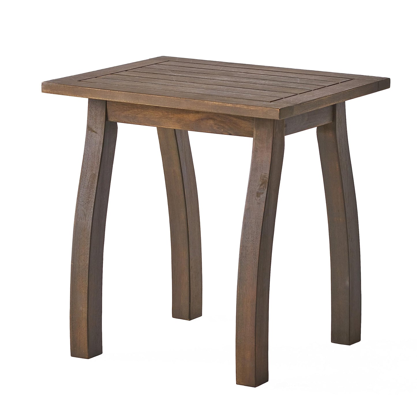 Christopher Knight Home Sadie Outdoor Acacia Wood Accent Table, Gray Finish