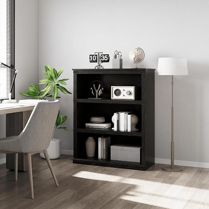 GarveeHome 5 Tier Farmhouse Bookcase, 67.4" Tall Book Shelf