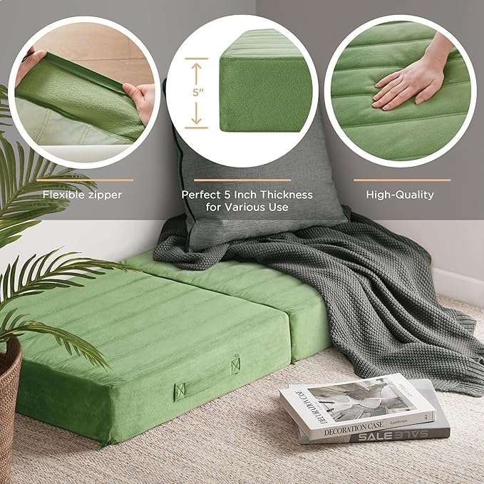 Codi Floor Cushions for Adults, Large Meditation Pillows