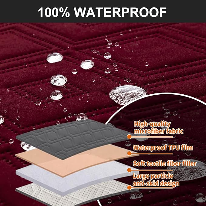 Genina Waterproof Reclining Couch Cover