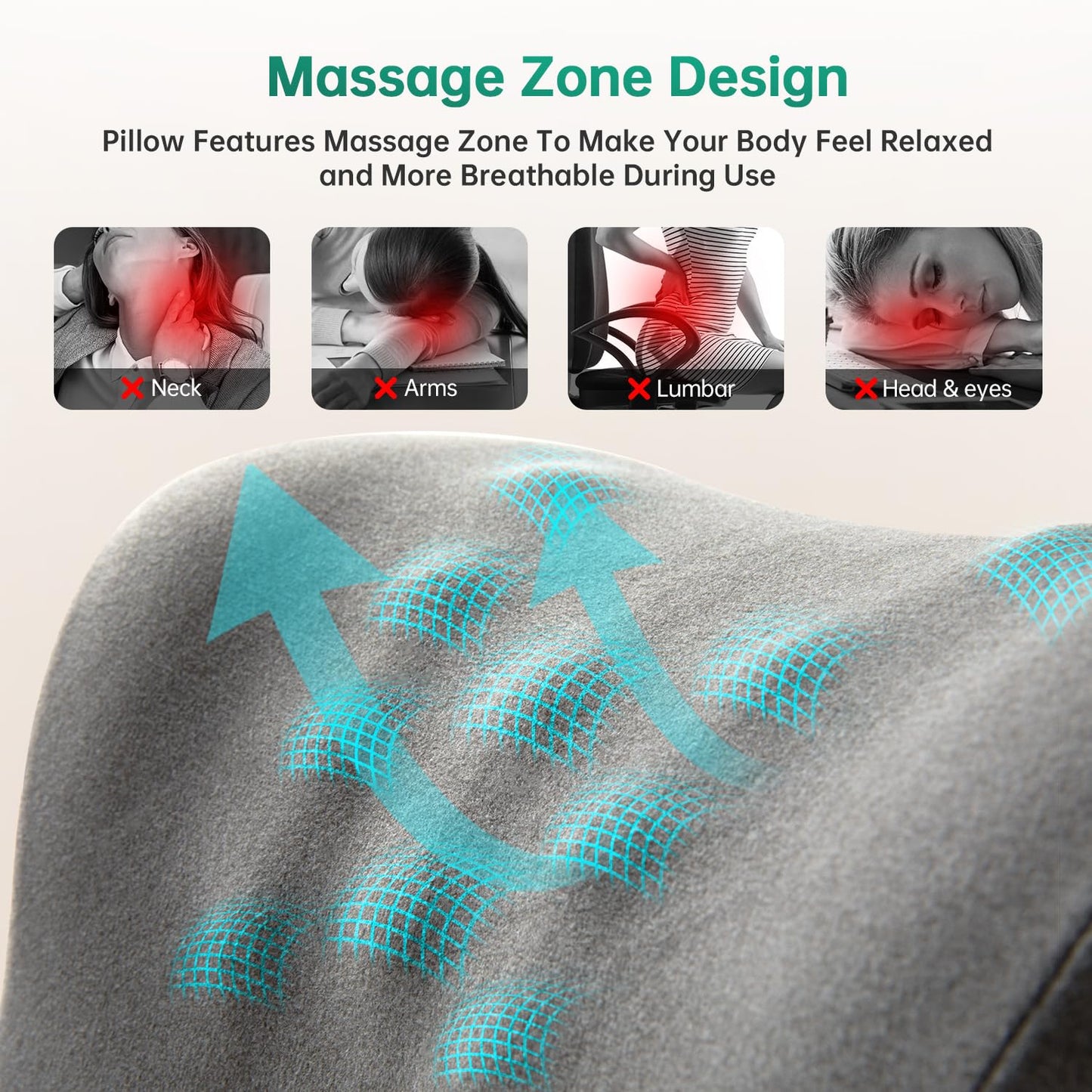 MOONYOOY Office Chair Headrest Pillow Attachment & Desk Nap Cushion, Memory Foam Neck Support with U-Shape Hanger Design for Office Chairs, Armrest Elbow Relief, and Restful Power Napping
