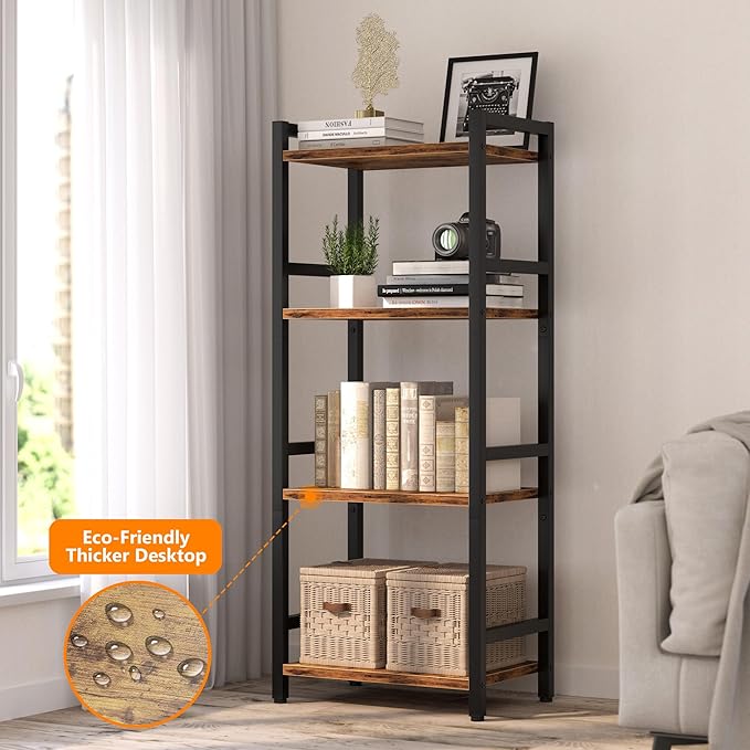 Book Shelf, 4 Tier Bookcase