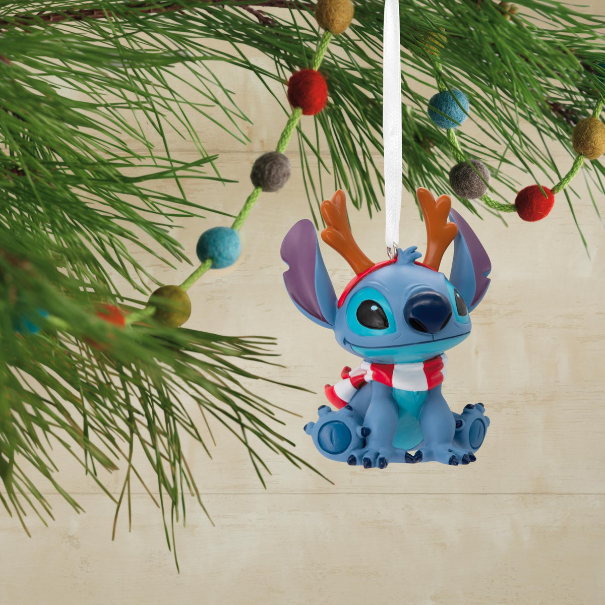 Hallmark Disney Lilo & Stitch Reindeer Stitch Christmas Ornament